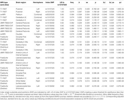 Brain Magnetic Resonance Imaging Phenome-Wide Association Study With Metal Transporter Gene SLC39A8